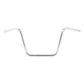 Santee Chrome 1" Ape Hanger Handlebars 12” rise, 34.5” width, 8” center Fit For Harley